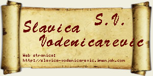 Slavica Vodeničarević vizit kartica
